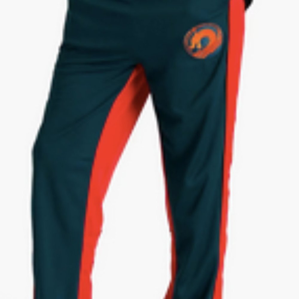 MCQ Track pants Two tone Stretch jersey Paneled Embroidered M - Picture 1 of 9